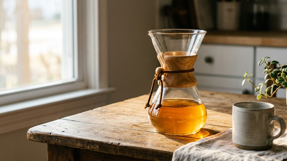 Kalita Wave 185 stainless steel flat bottom pour-over dripper with wave filter