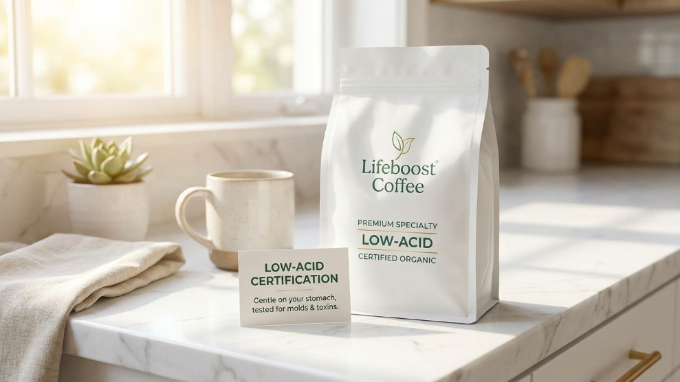 Lifeboost Coffee low-acid subscription bag of single-origin beans