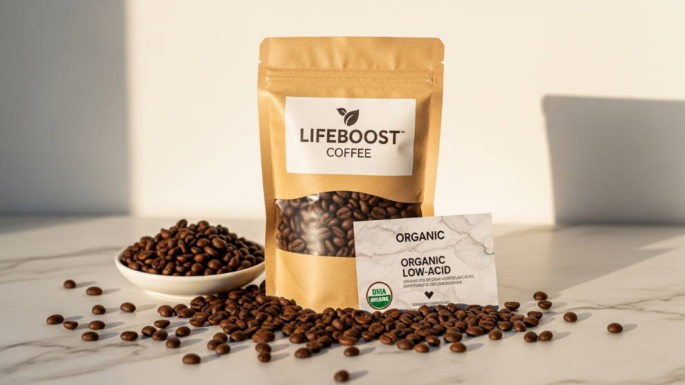 Lifeboost Coffee review 2026 showing bag of single-origin Nicaraguan beans